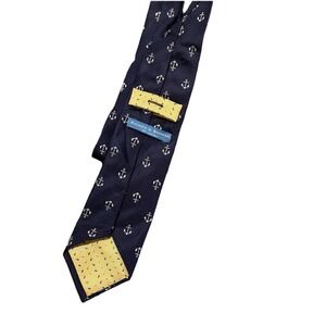 HAINES &‎ BONNER OF LONDON MENS BLUE ANCHOR FISHERMAN SILK TIE